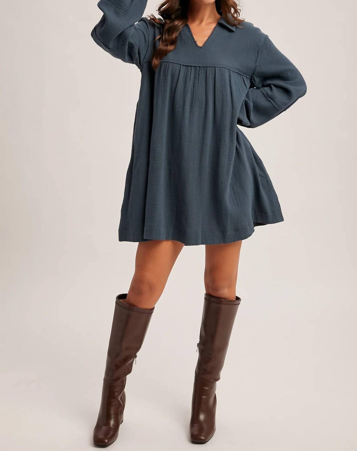 Hem & Thread - Collared Babydoll Dress