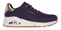 Skechers Women's Uno-shimmer Away Shoes in dark purple - women's sneaker