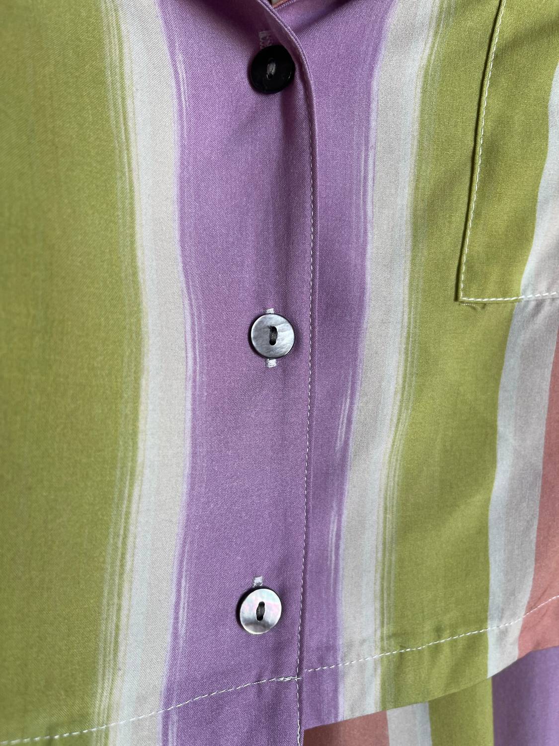 Kilo Brava Long Pj Set in painted stripe - women's intimate - view 4