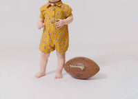 PINK CHICKEN Baby Boys Easton Jumper in flying footballs - kids' item