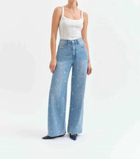 Daze - Far Out High Rise Wide Leg Jean
