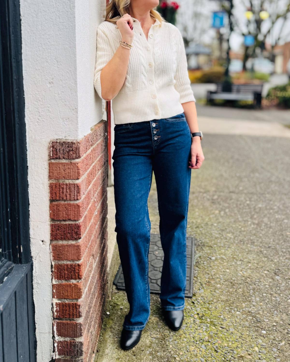 Sanctuary - Fuzzy Cable Cardigan