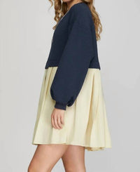 She + Sky - Quilted Mini Dress