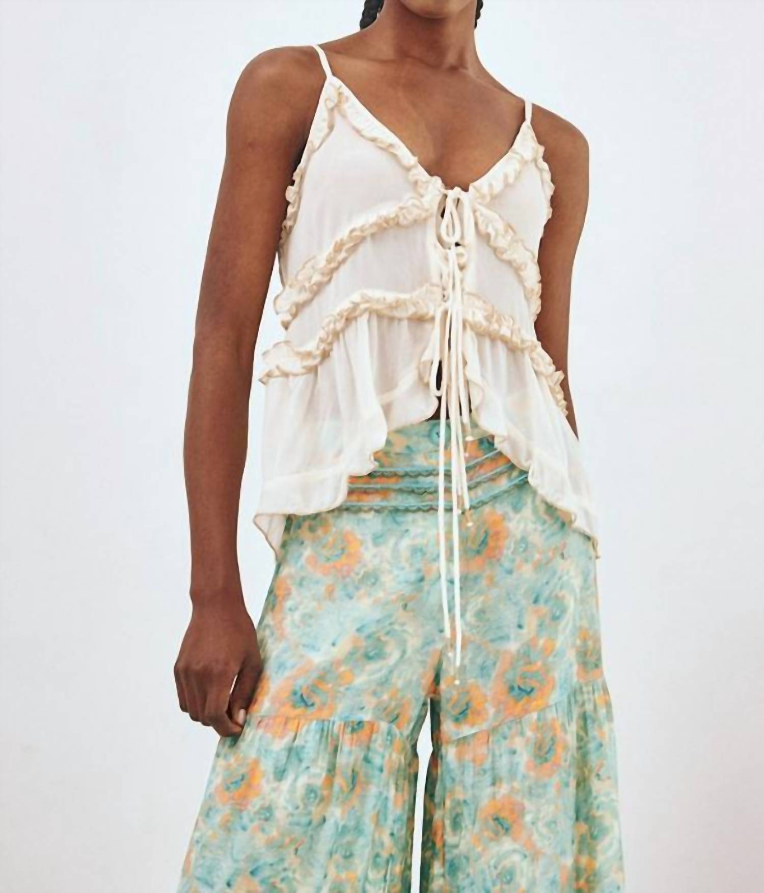 Mint Exclusives - Ximenia Frill Strap Top