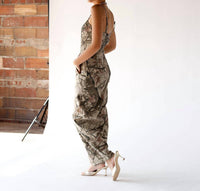 Davi & Dani - CAMO DENIM JUMPSUIT