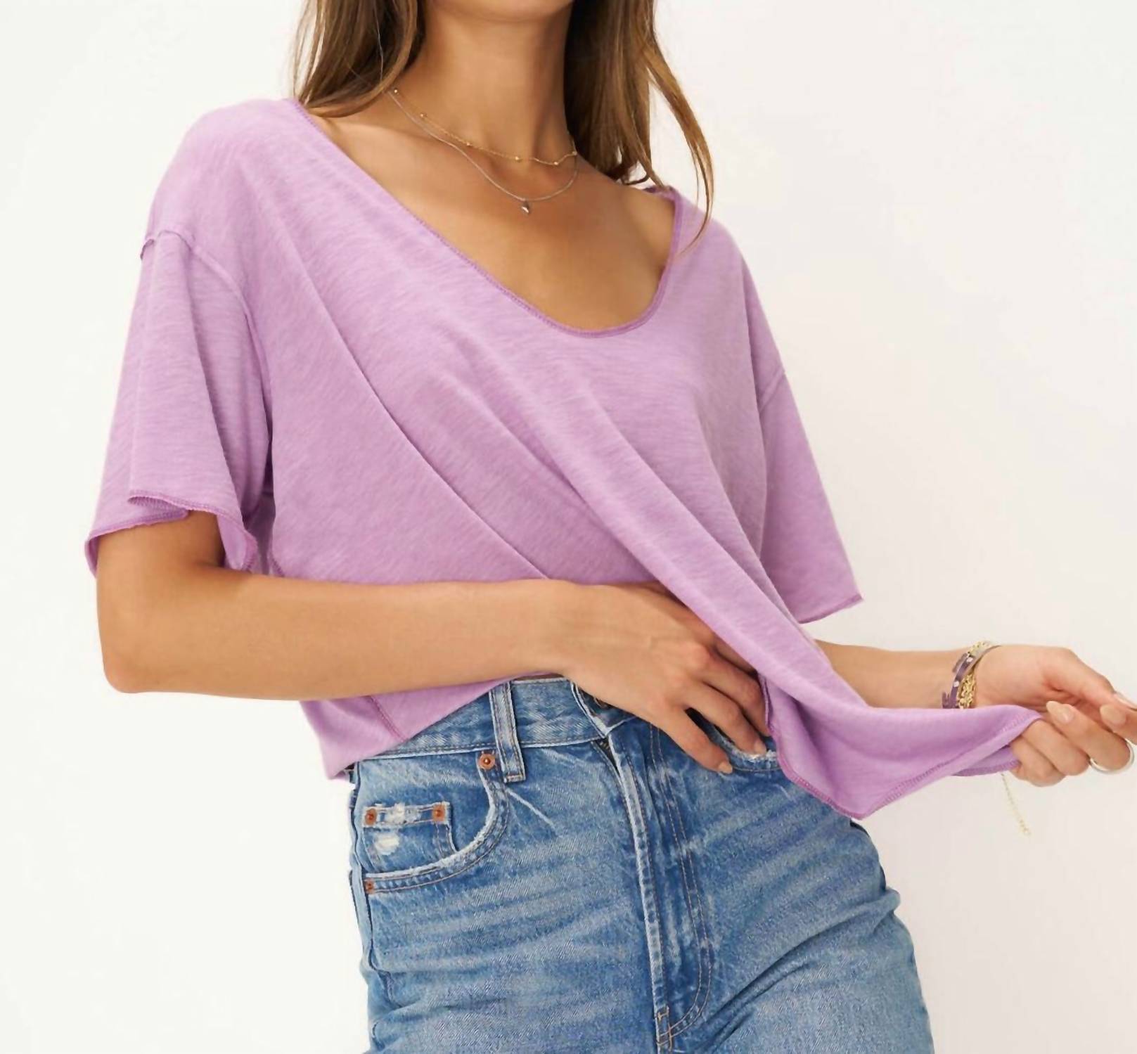 Project Social T - Robby Scoop Neck Tee