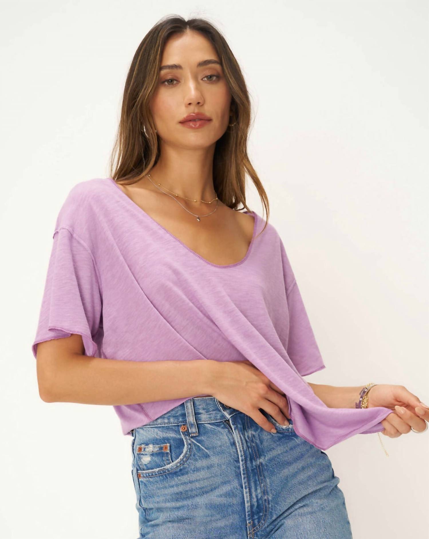 Project Social T - Robby Scoop Neck Tee