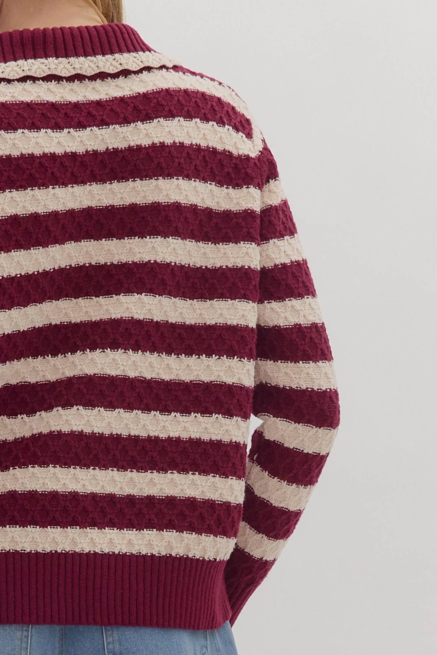 Entro - Stripes And Fun Sweater