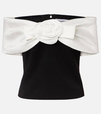 Self-Portrait - Crepe Flower Top
