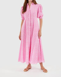 Livro - Rosie Puff Sleeves Maxi Dress