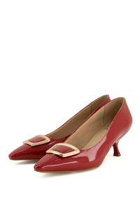 Andrea Women's Low Heel Pump in red - women's heels - view 4