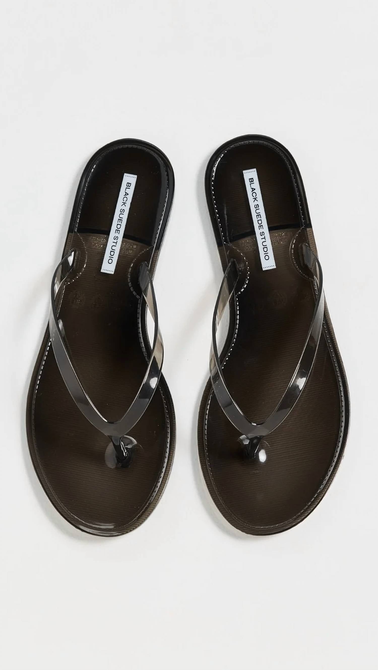 Black Suede Studio - Women's Crystal Sandal