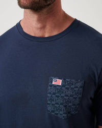 TravisMathew Good Ol Days Short Sleeve Tee in total eclipse - men's t-shirt - view 5