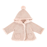 Mayoral - Girls' Knit Cardigan With Pompom Hood