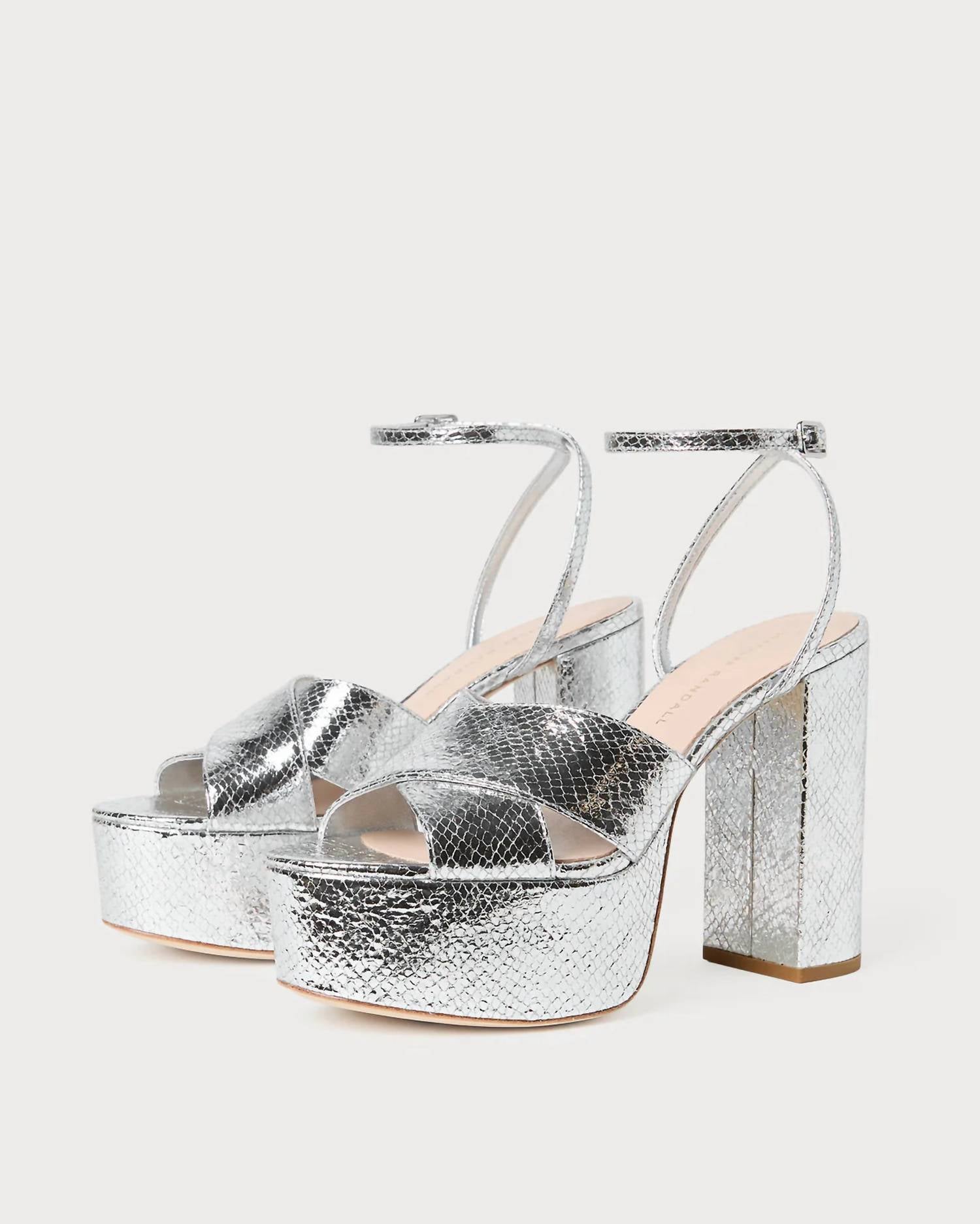 Loeffler Randall - Women's Loretta Snake Platform Sandal
