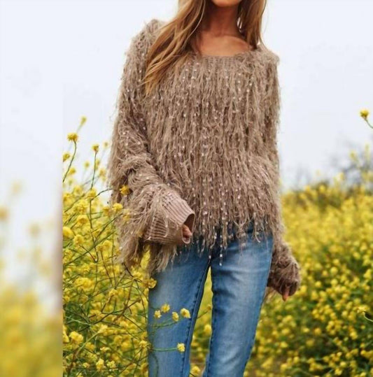 Davi & Dani - Fluffy Pullover Sweater