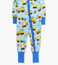 Rufflebutts - Boys Convertible One Piece Footie Pajama