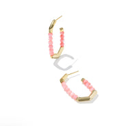 Kendra Scott Women's Sylvia Hoop Earrings in pink chalcedony - women's jewelry