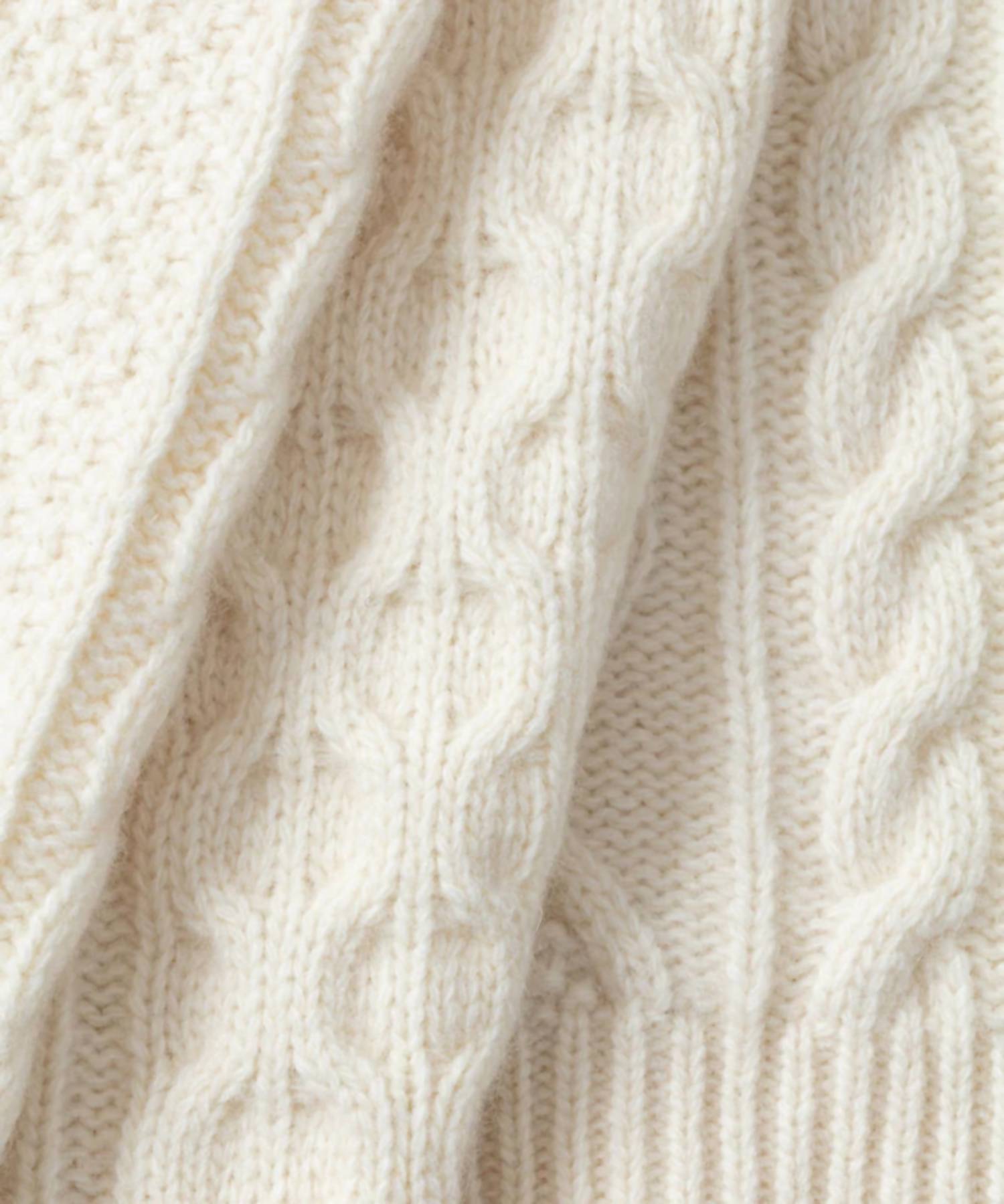 Ron Dorff Wool Cashmere Telemark Sweater in off white - men's sweater - view 5
