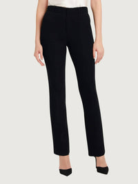 cinq a sept Kerry Straight Leg Pant in black - women's pants - detail view