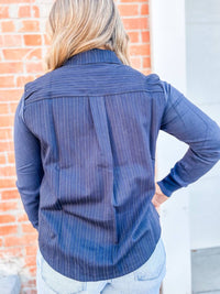 Current Air - Illusion Crisp Collared Sweatshirt