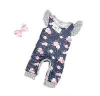 Pete + Lucy - Girls Floral Romper
