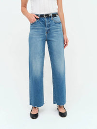 Daze - Pleaser High Rise Wide Ankle Jeans