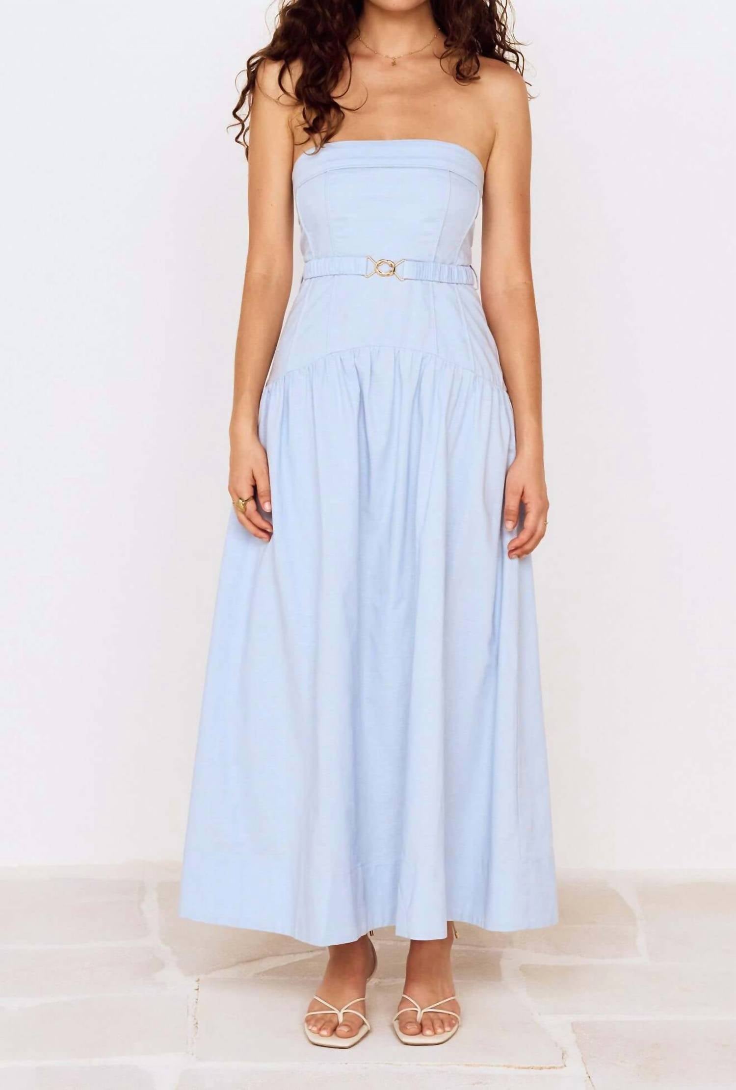 Minkpink - Ines Strapless Midi Dress