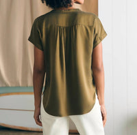 Faherty - Sandwashed Silk Desmond Top