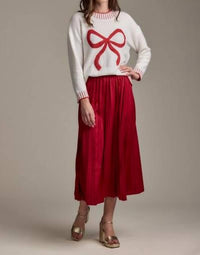 Mudpie - Townes Pleated Midi Skirt
