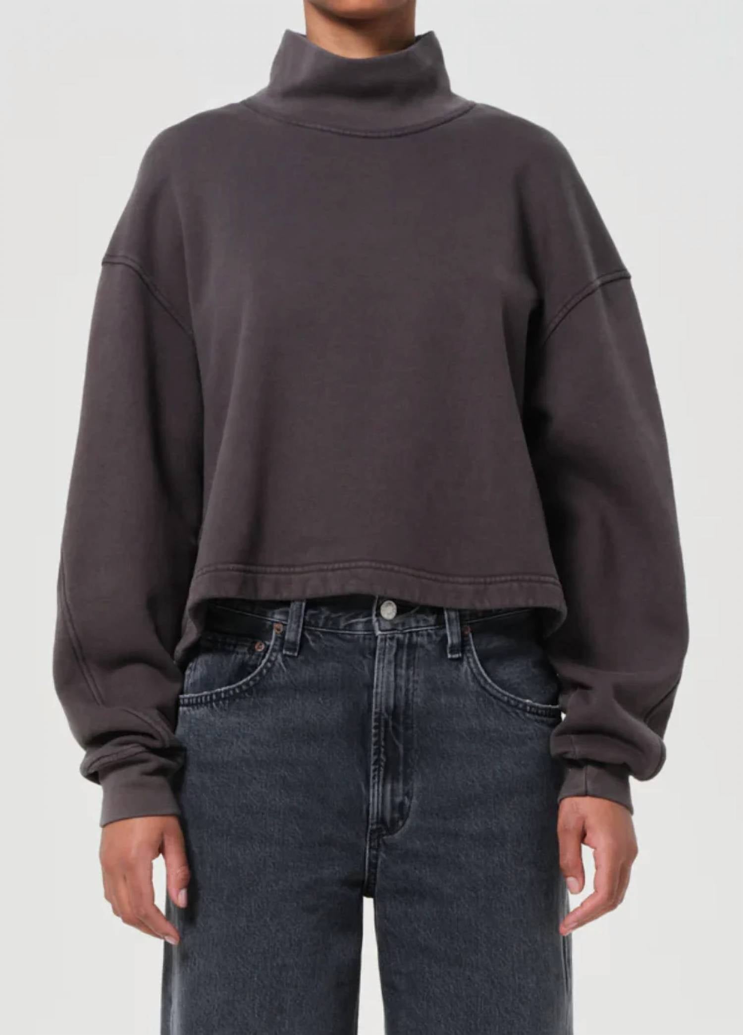 Agolde - Isra Cropped Sweatshirt