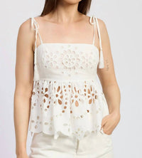 En Saison - Courtney Square Neck Top
