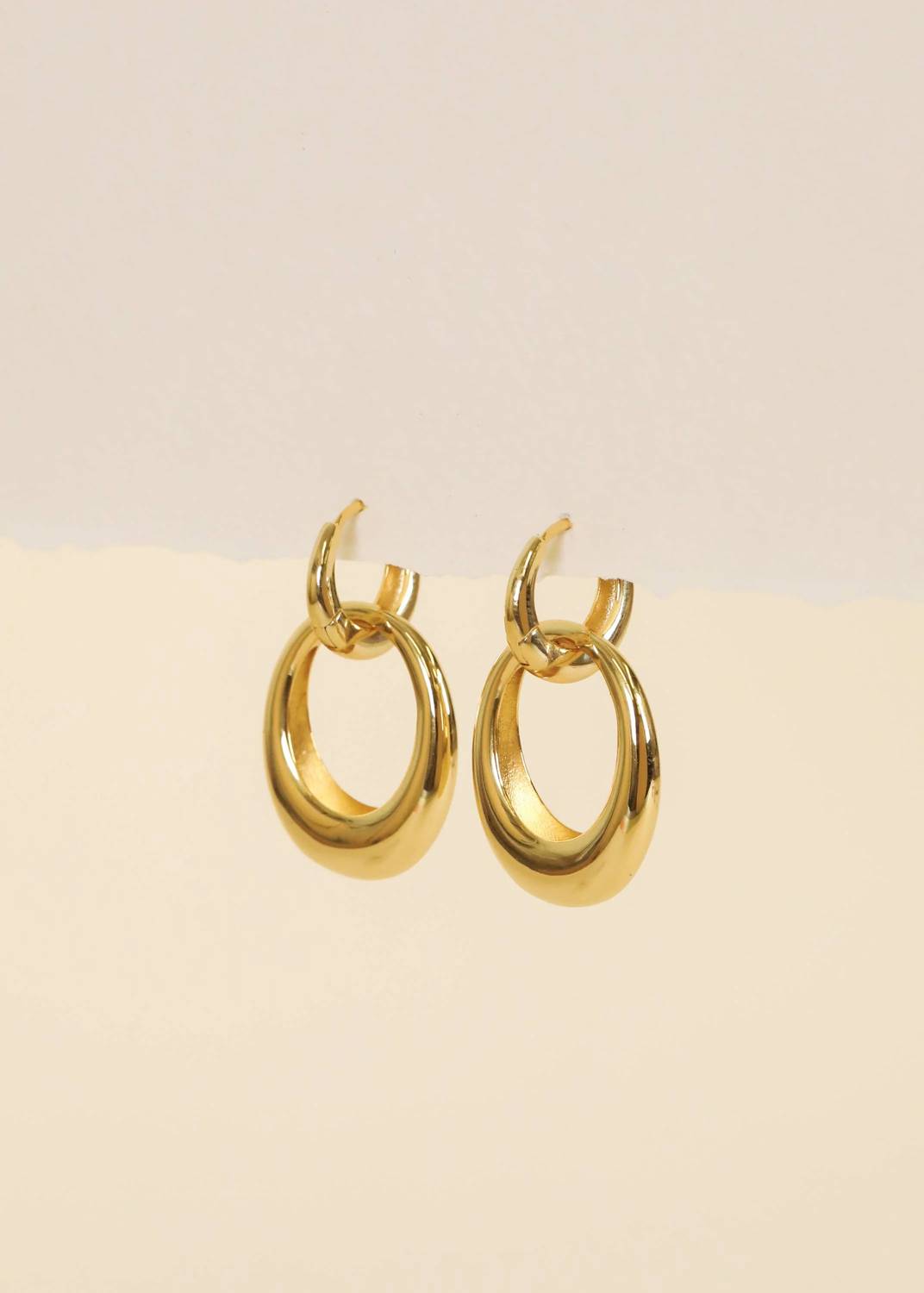 Jaxkelly - Women's Hoop Coupled Earrings