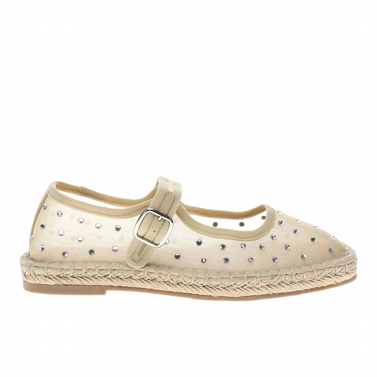 Matisse - Women's Meg Rhinestone And Mesh Buckle Flat