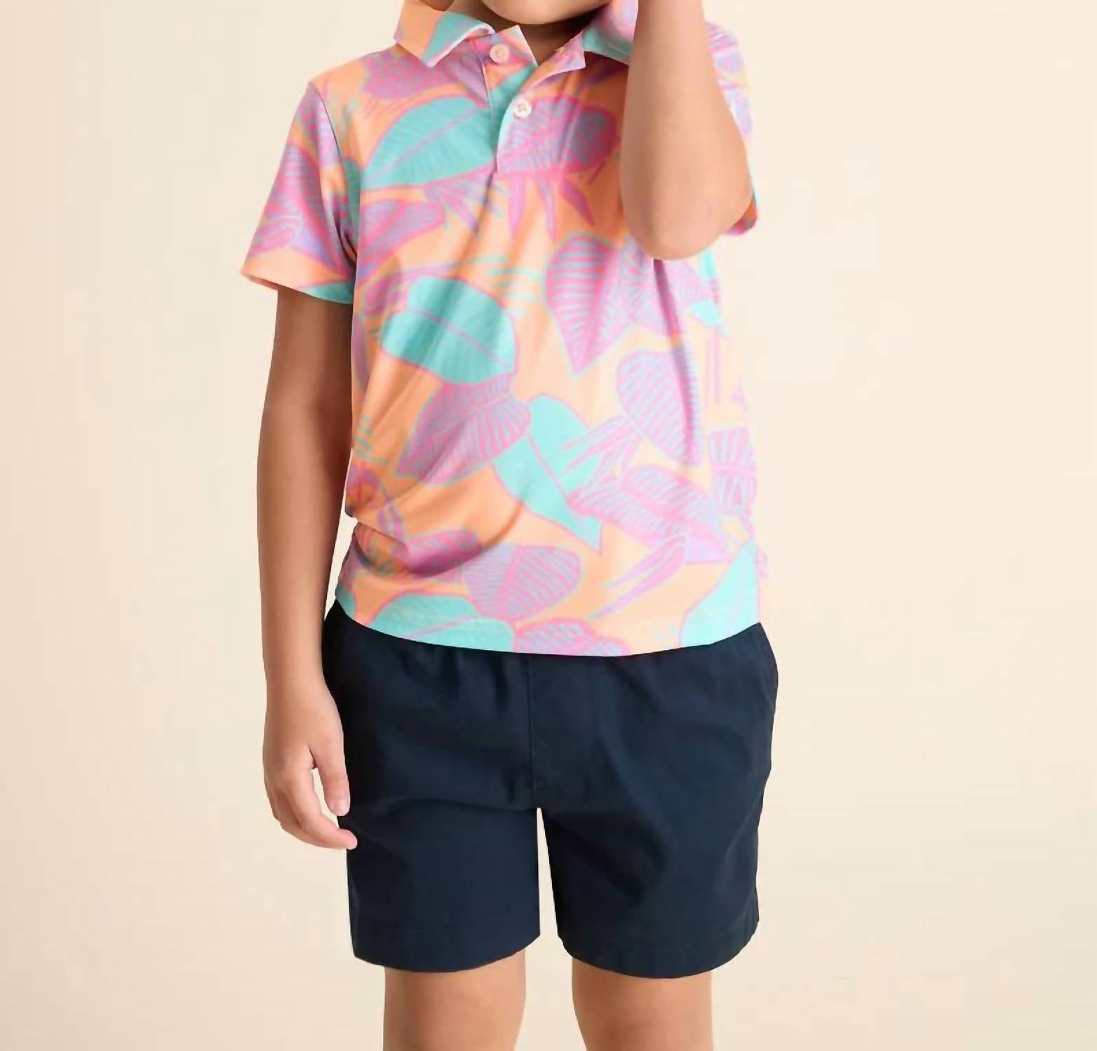 Chubbies - Lil Posh Palms Toddler Performance Polo