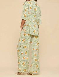 Dear Scarlett - Ocean Tide Fruit Bottom Trouser