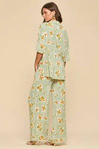 Dear Scarlett - Ocean Tide Fruit Bottom Trouser