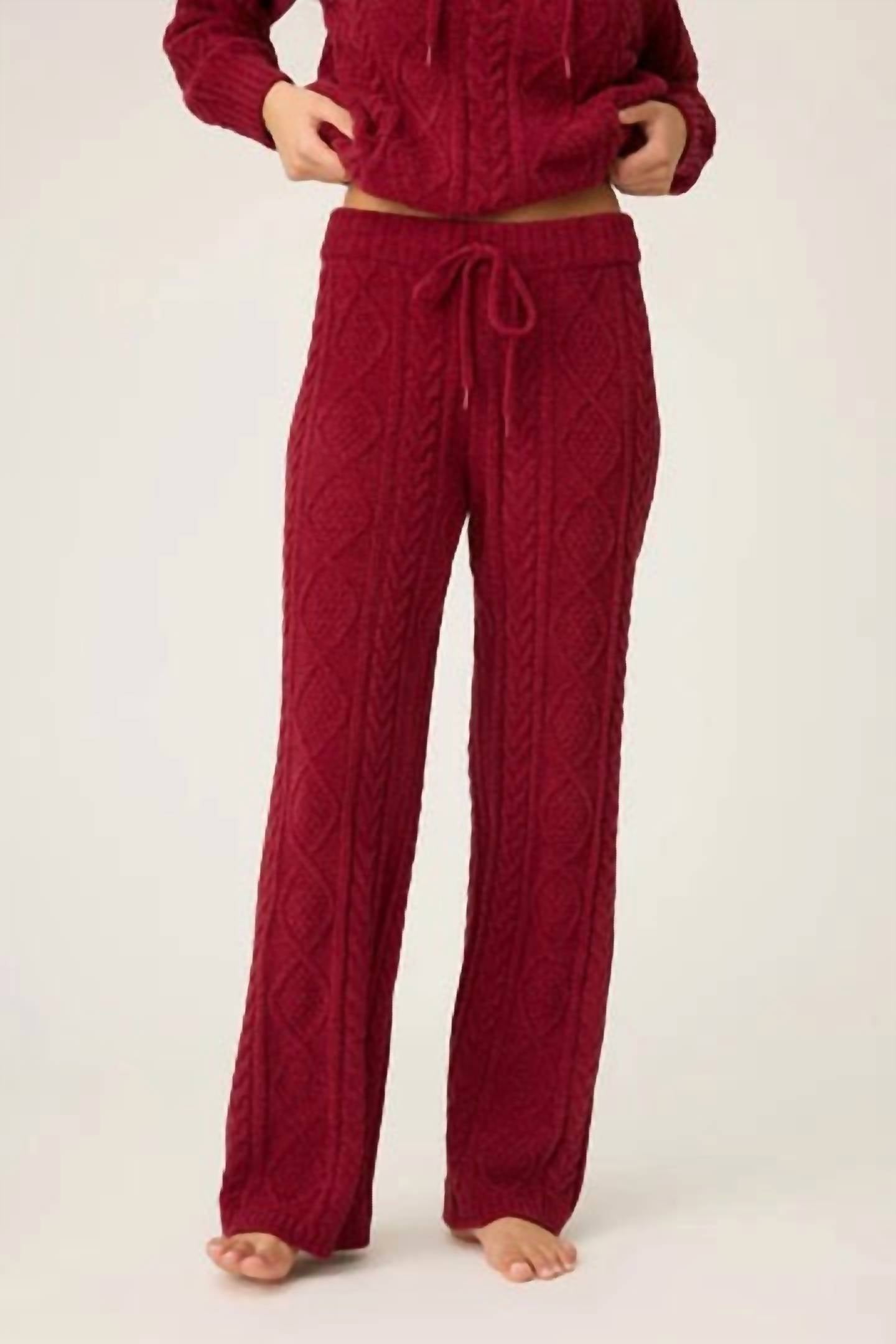 Pj Salvage - Cozy Chenille Cable Knit Pant