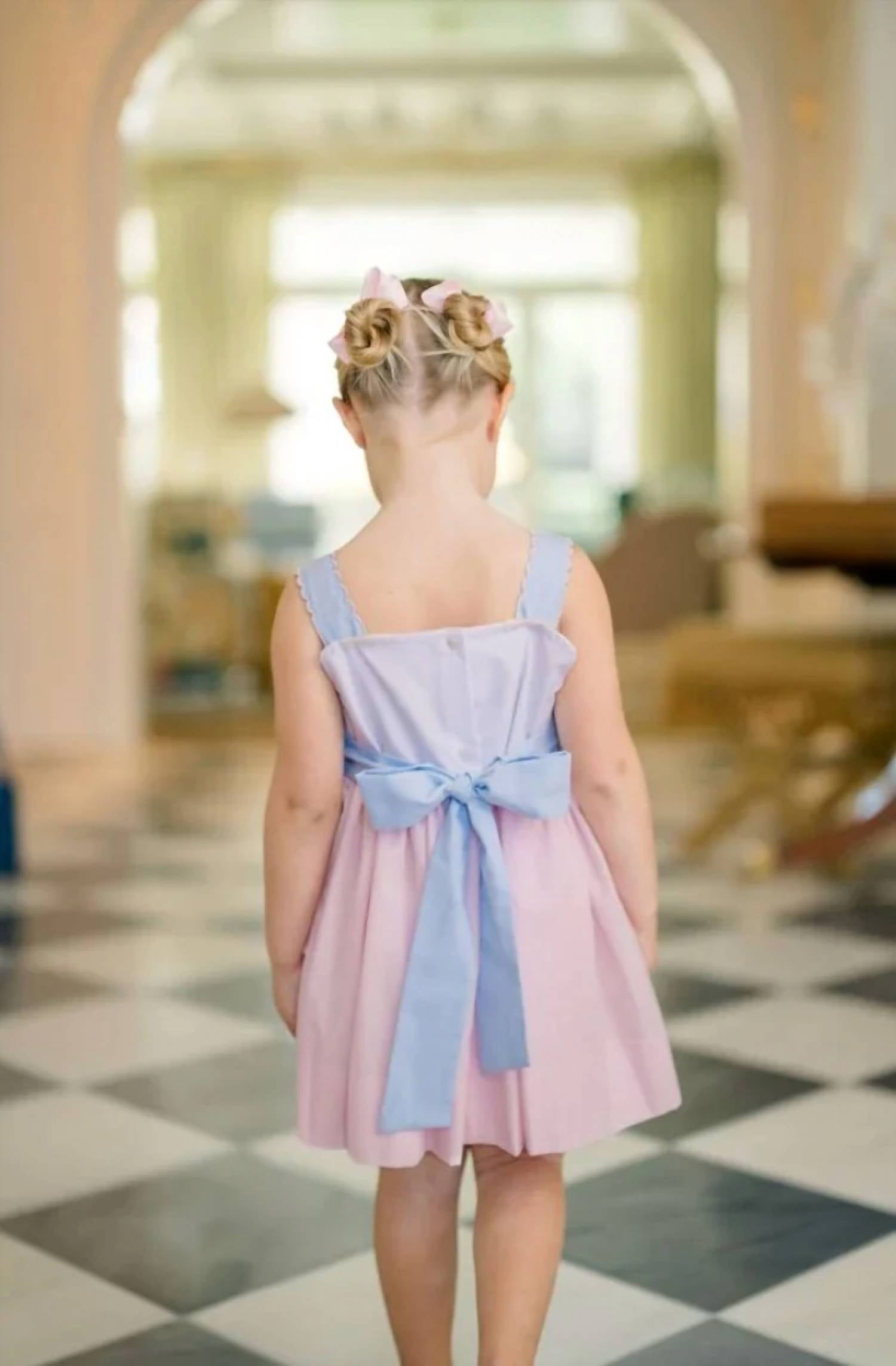 The Proper Peony - Girl's Claudette Dress