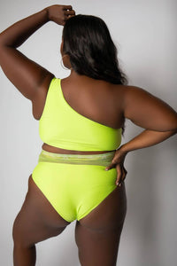 Nomads - Bay One-shoulder Swim Top - Plus