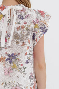 Entro - Floral Lace Elegance Blouse