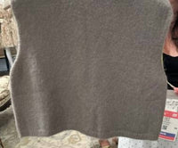 Cobblestone Living - Women's Christina Knit Fuzzy Vest Top