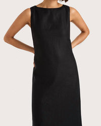 FAITHFULL THE BRAND Taylor Midi Dress in black - women's dress - view 4
