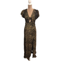 Oasis - Tiger Print Slit Maxi Dress