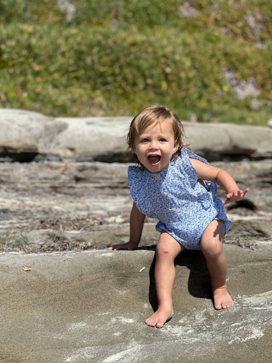 Vignette - Baby Megan Bubble Floral Romper