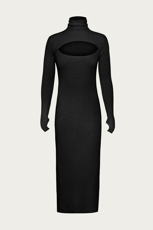 BRIELLE KNIT MIDI DRESS