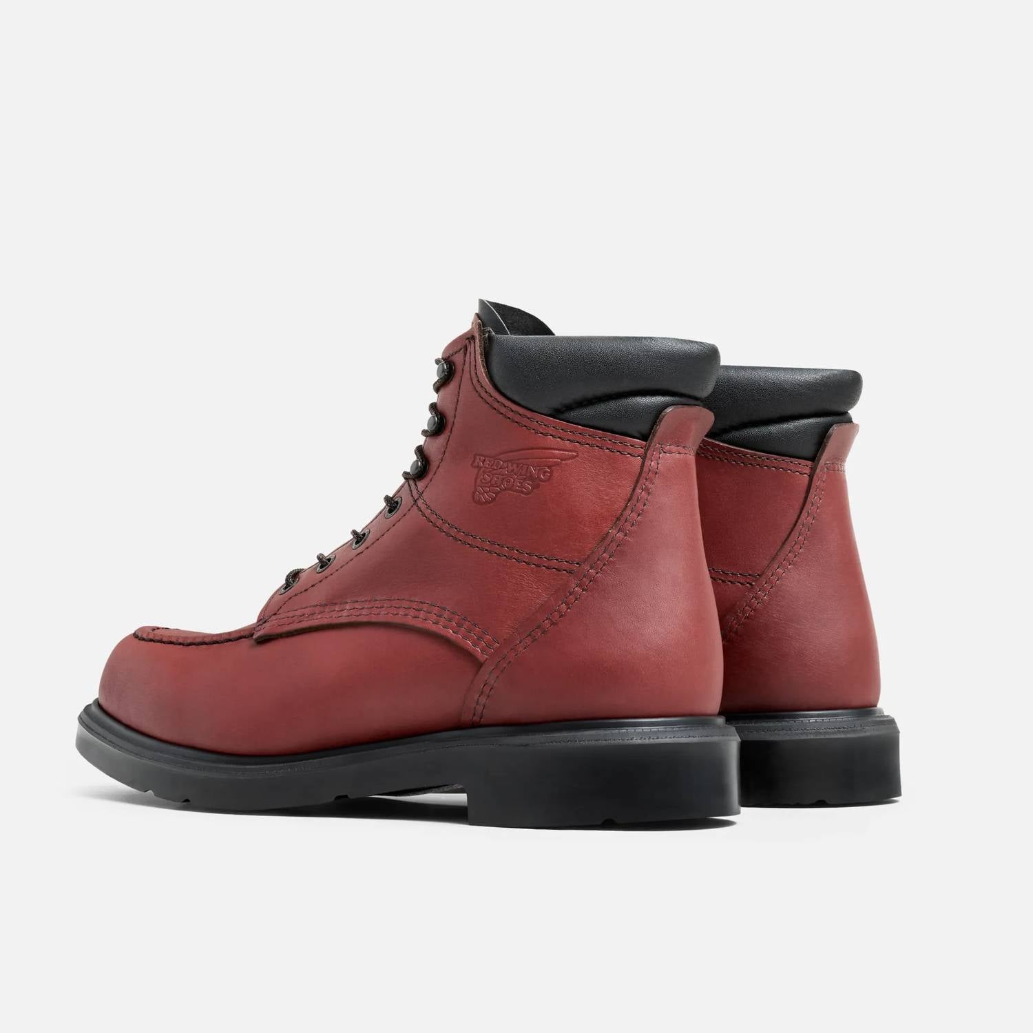 Red Wing Shoes Men's 6-inch Soft Toe Boot in mahogany - men's boots - view 4