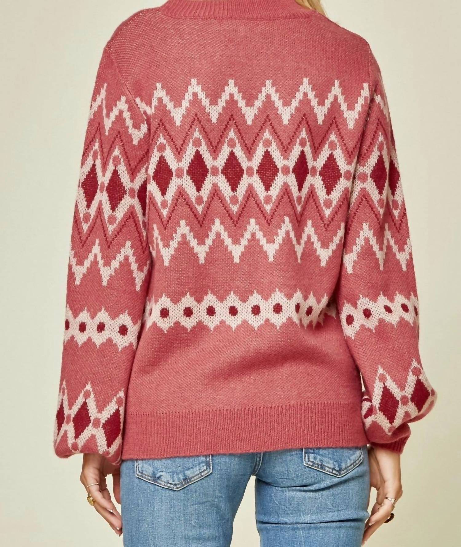 Andree By Unit - Geometric Sweater