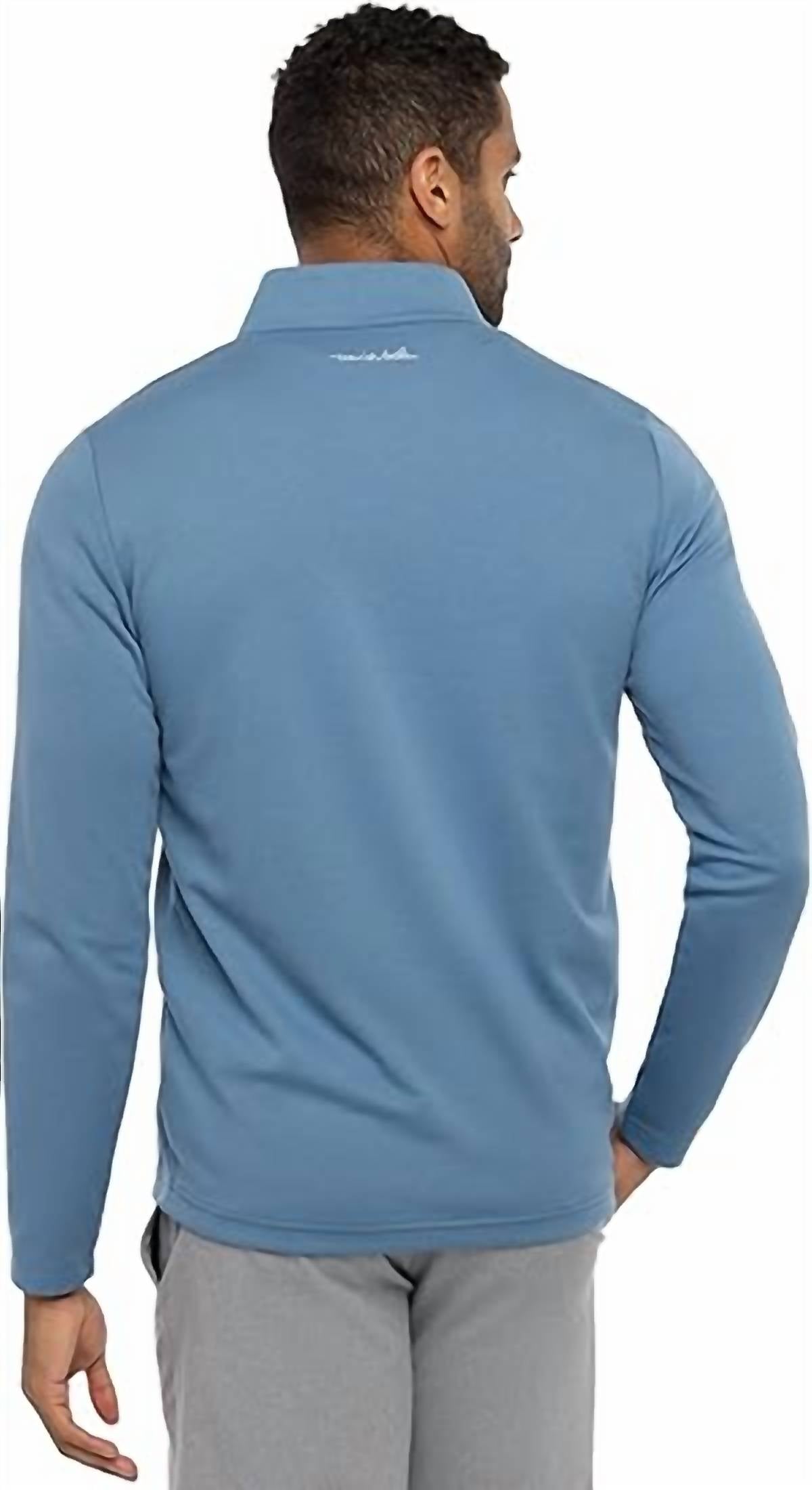 Travismathew - Upgraded Striped Quarter Zip Top