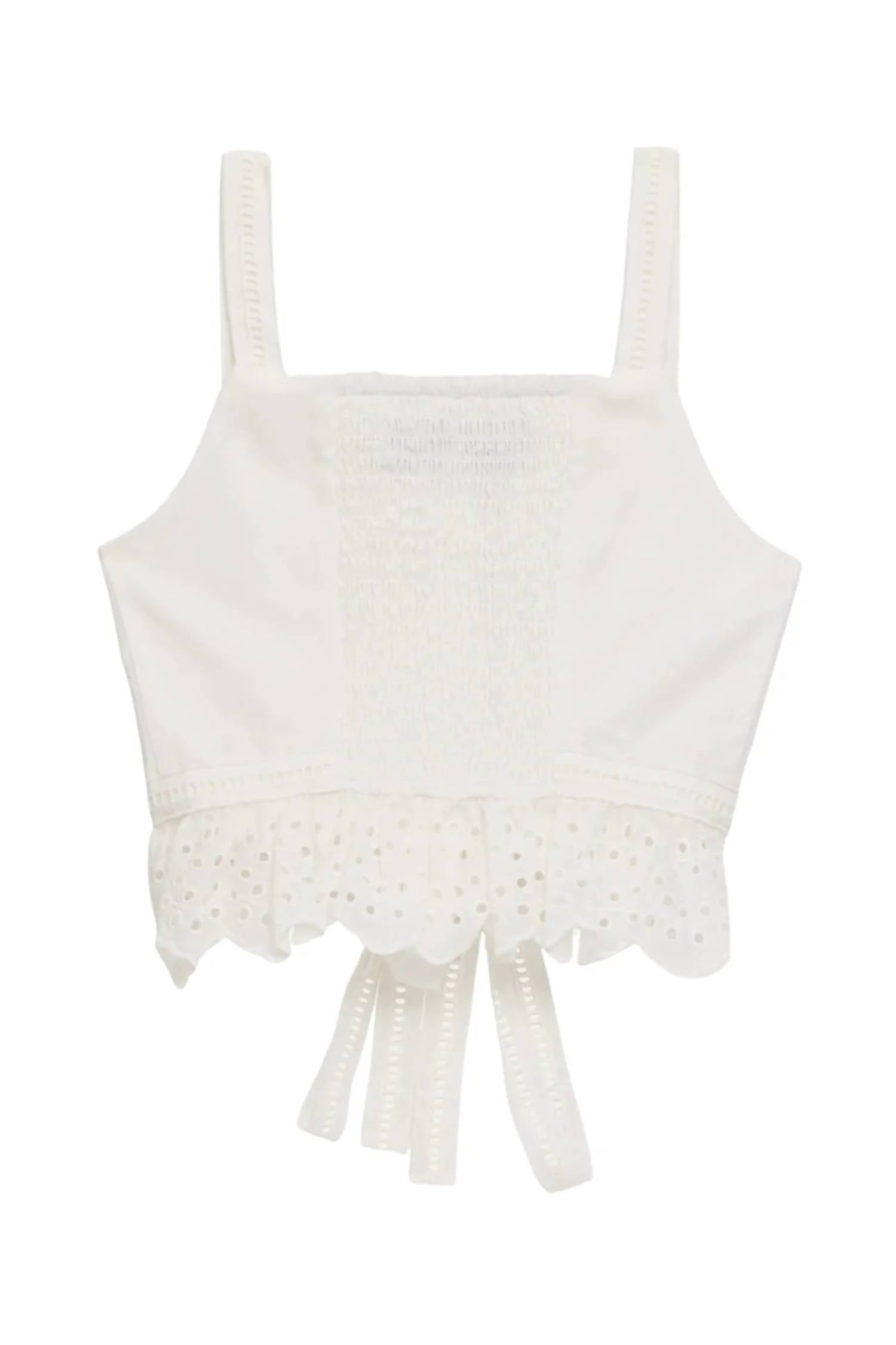Katie J Nyc - Teen Waverly Eyelet Top